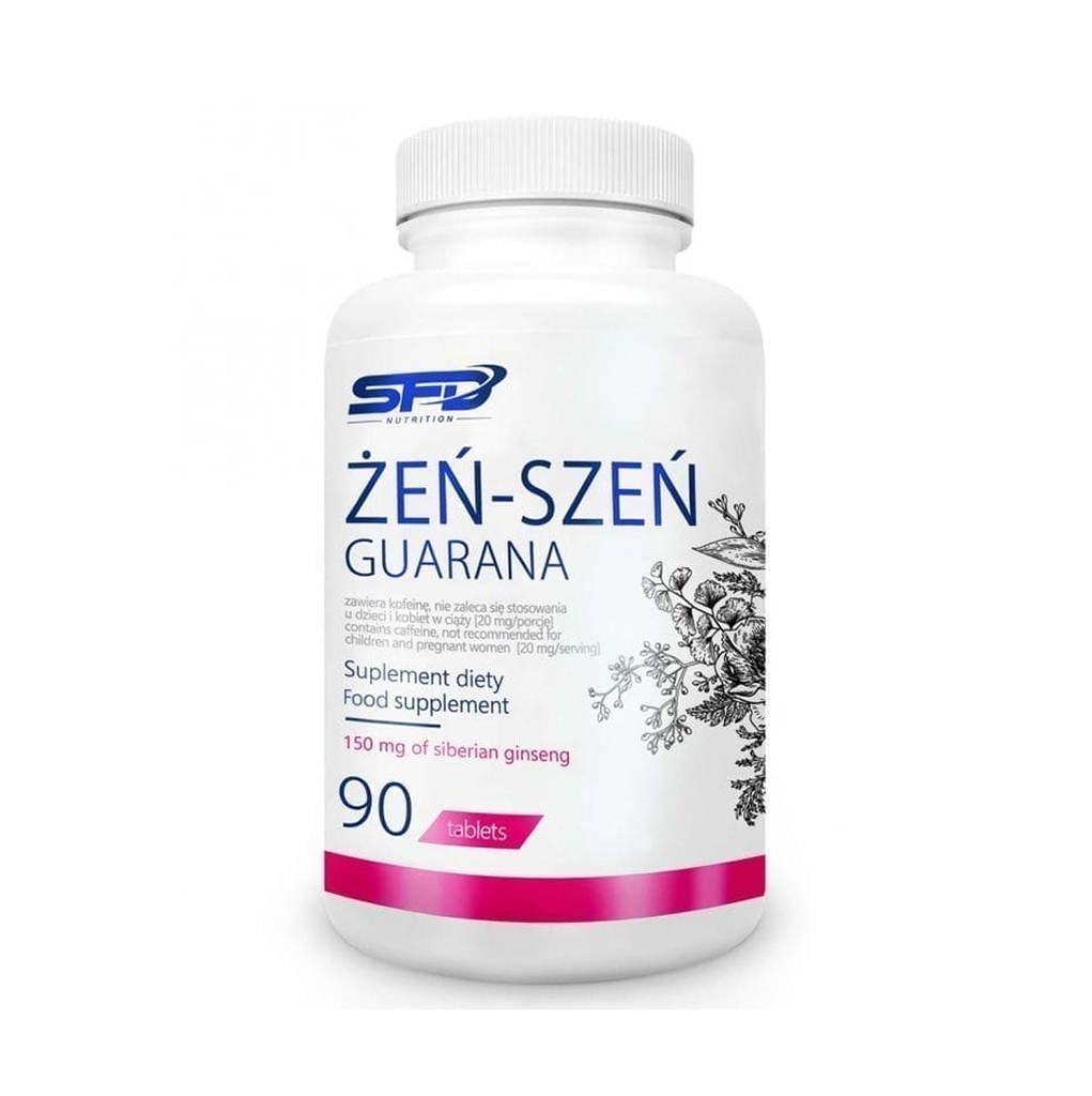 [9257] SFD NUTRITION GUARANA GINSENG 90 Tabs - 90 Servings