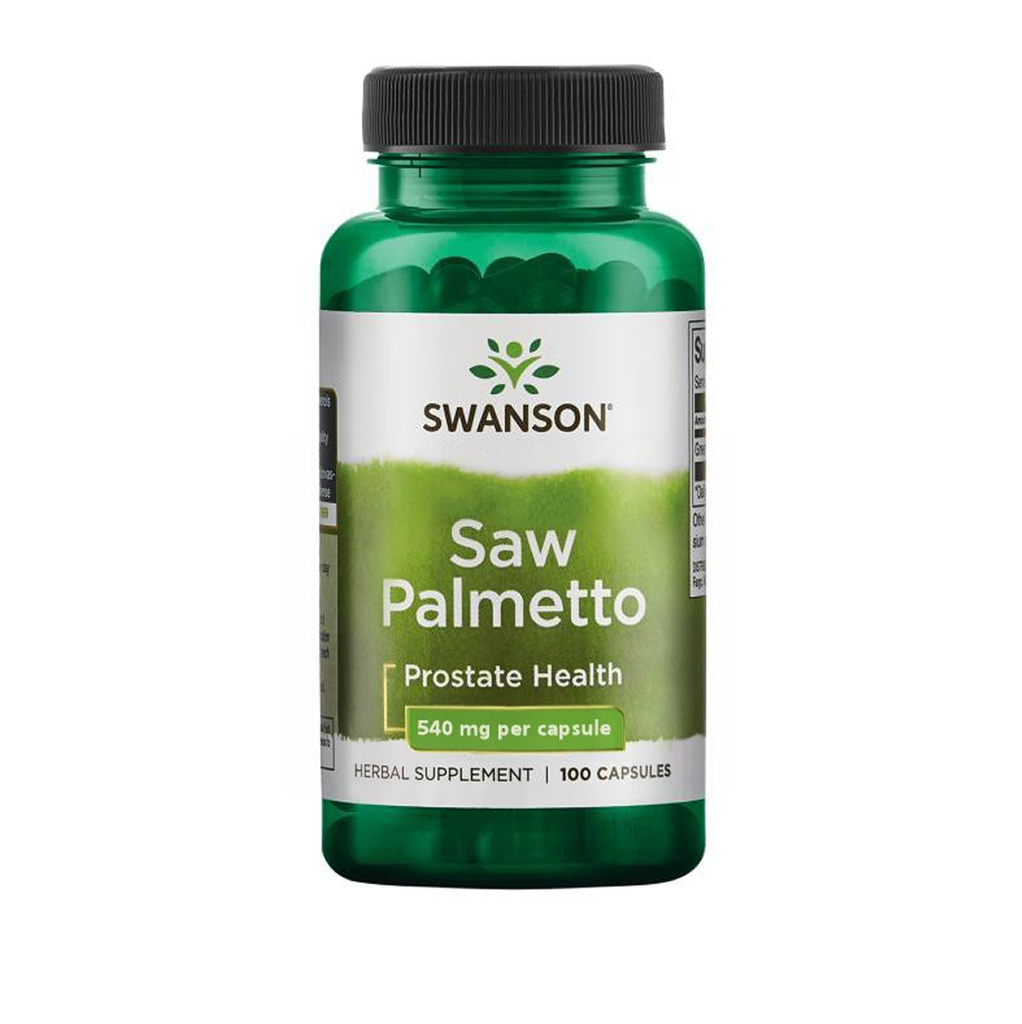 [9465] Swanson Saw Palmetto 540 mg - 100 Caps - 100 Servings