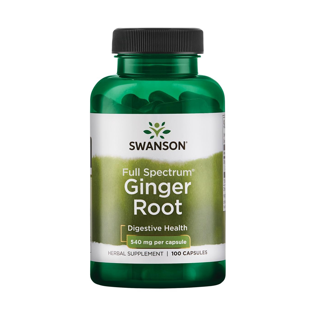[9583] Swanson Ginger Root 540 mg 100 Caps - 50 Servings