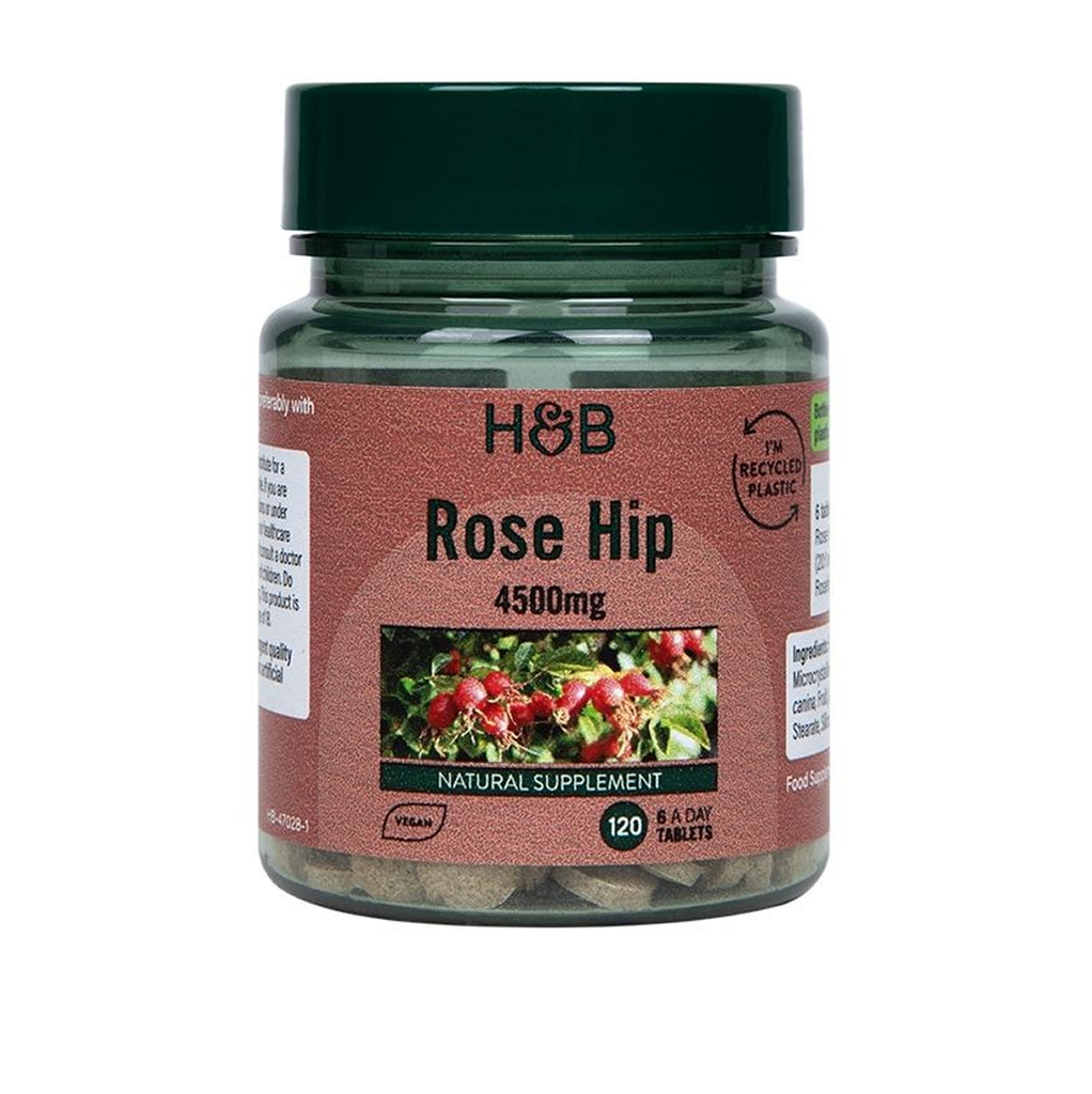 [9669] Holland & Barrett Rose Hip 120 Tablets