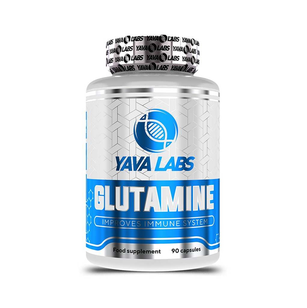 [9908] Yava Labs L-Glutamine Tabs - 90 Caps - 45 Servings