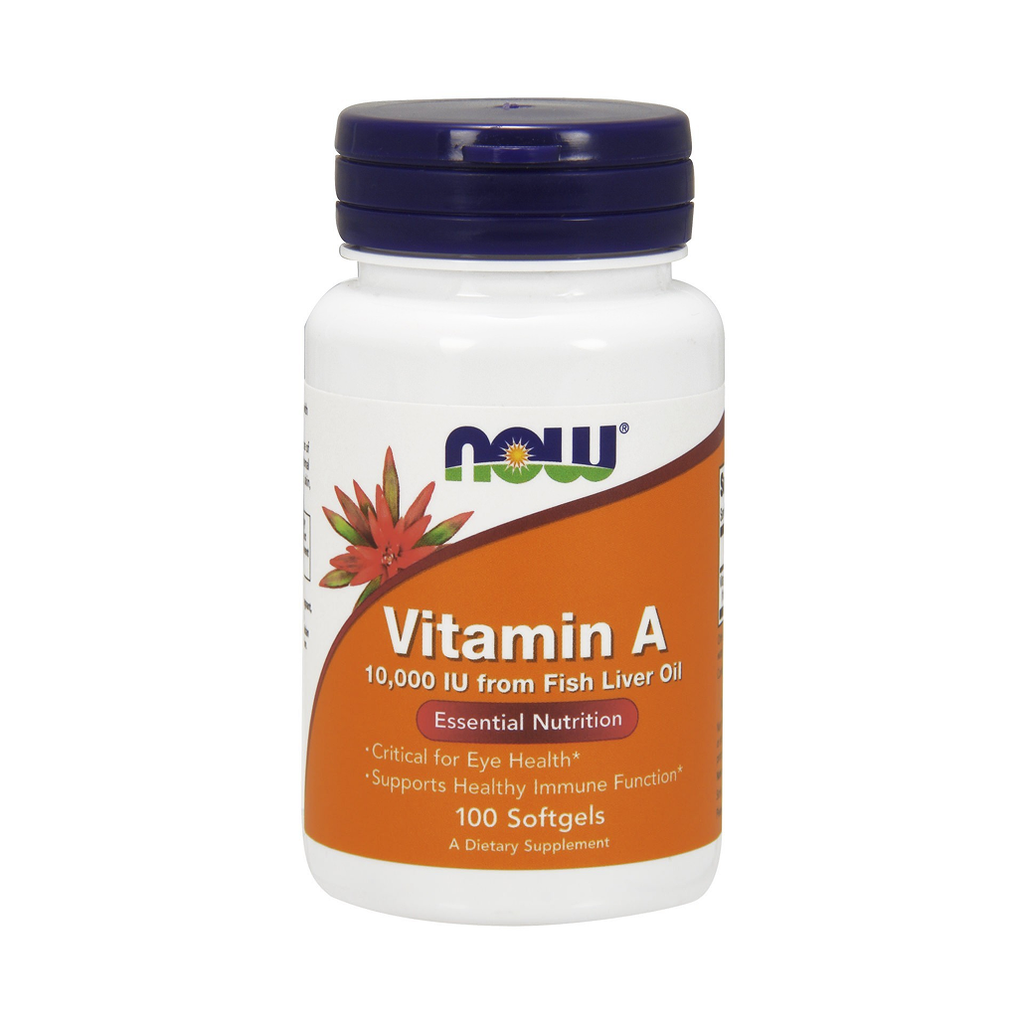 [10436] NOW Foods Vitamin A 10000 IU - 100 Softgels