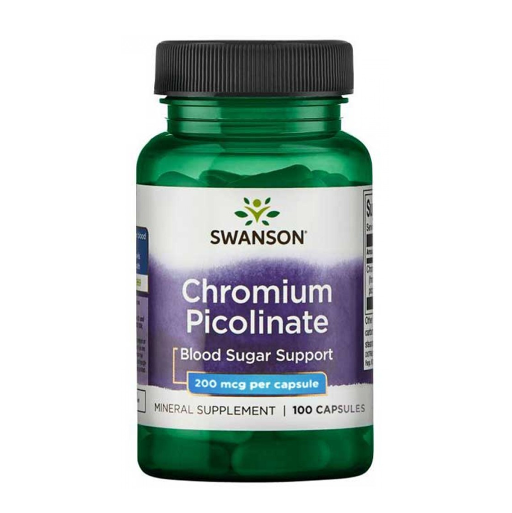 [10683] Swanson Chromium Picolinate 200 mcg 100 Tabs - 100 Servings