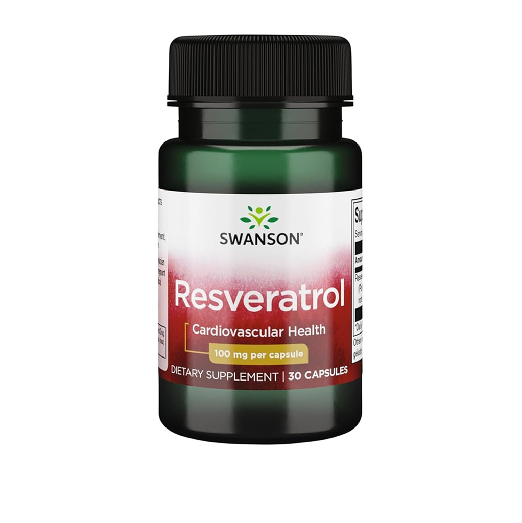 [10694] Swanson Resveratrol 100 mg 30 Caps - 30 Servings