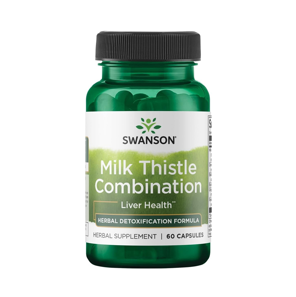 [10698] Swanson Milk Thistle Combination 60 Caps - 60 Servings