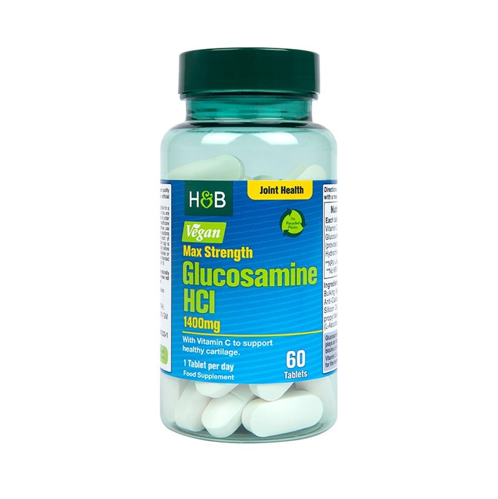 [10724] Holland & Barrett Glucosamine HCl 1400 mg 60 Tabs - 60 Servings