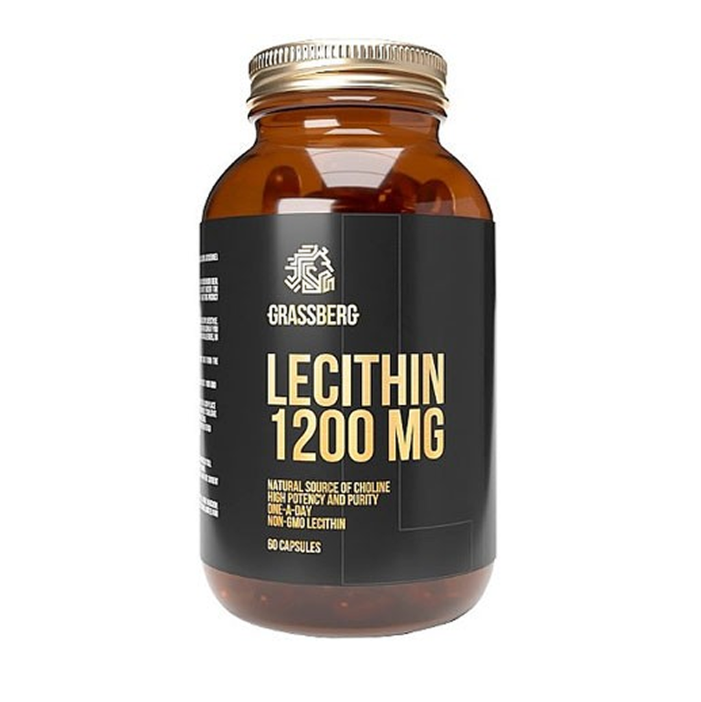 [11026] Grassberg Lecithin 1200 mg 60 Caps - 60 Servings