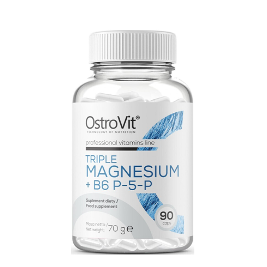 [11111] OstroVit Triple Magnesium 90 Caps - 30 Servings