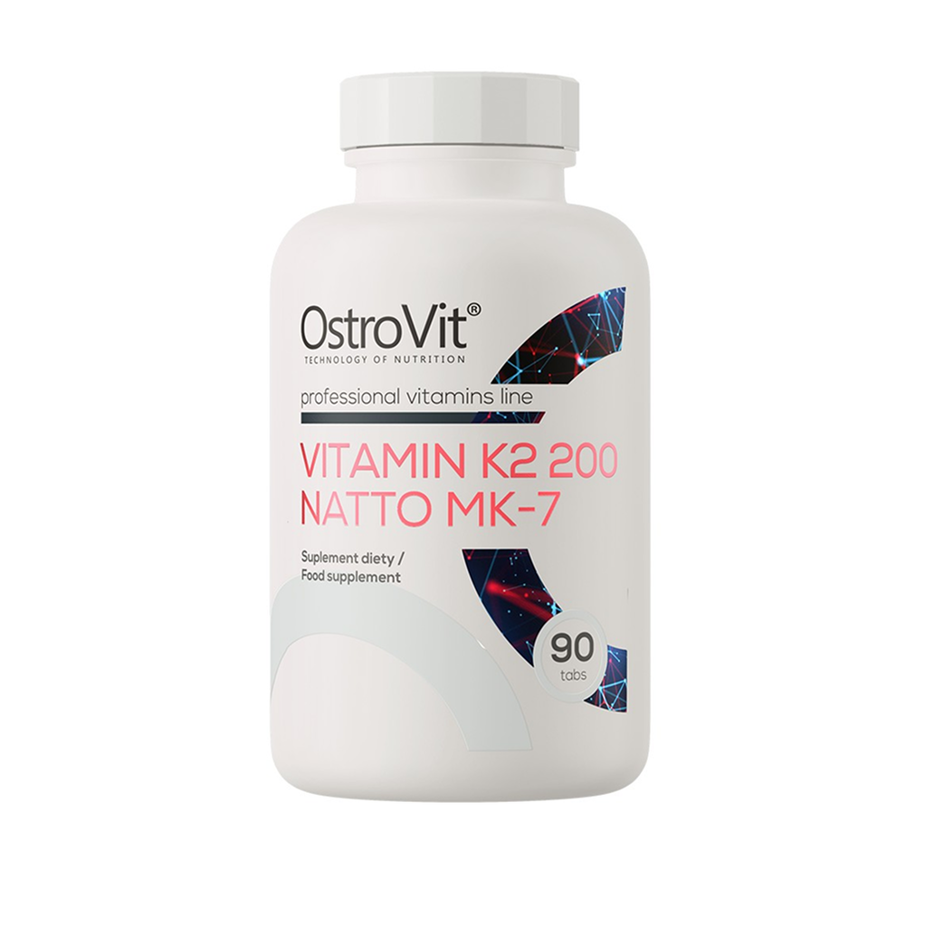 [11184] OstroVit Vitamin K2 200 Natto MK-7 90 Tabs - 90 Servings