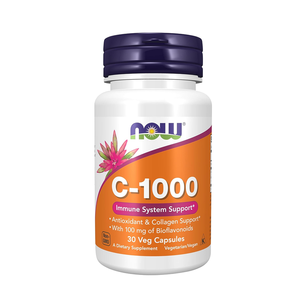 [11344] Now Vitamin C-1000 30 Veg Caps - 30 Servings