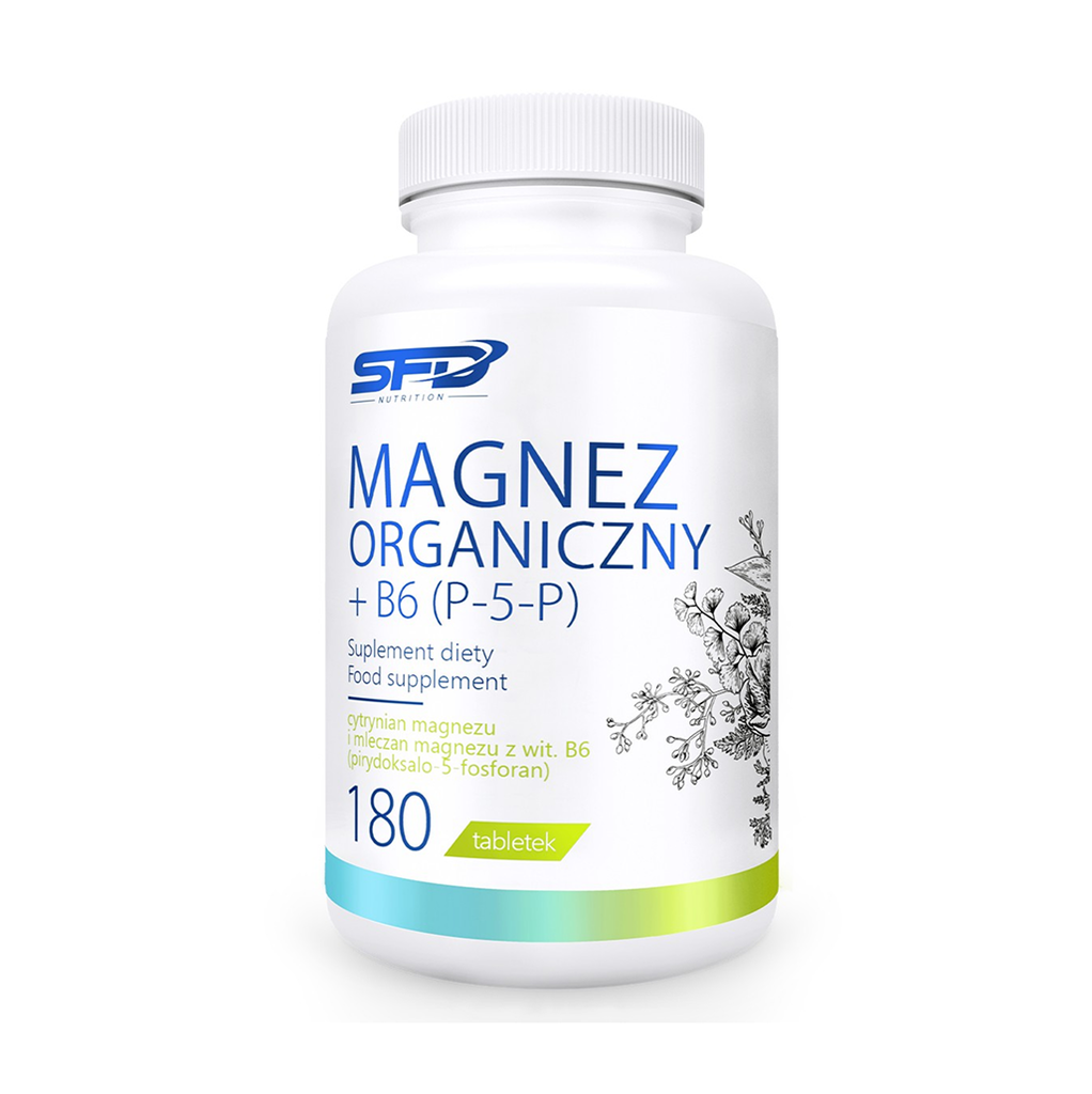 [11370] ALL Nutrition Organic Magnesium + B6(P-5-P) - 180 Tabs - 45 Servings