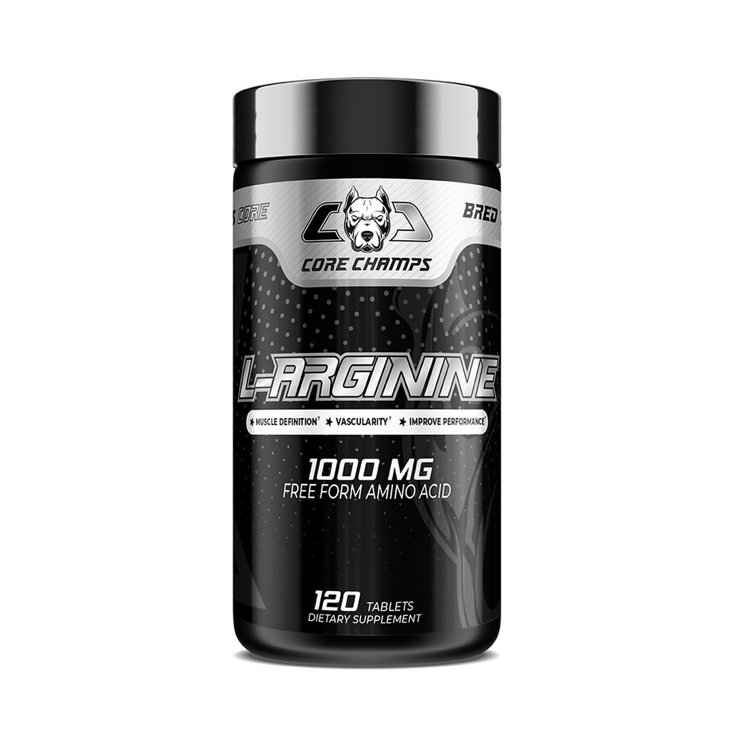 [11508] CORE CHAMPS L-ARGININE 1000 Mg 120 Caps - 120 Servings