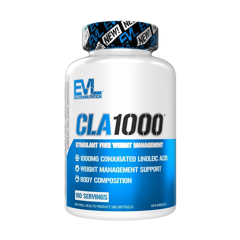 [11514] EVL Nutrition CLA 180 Softgels - 180 Servings