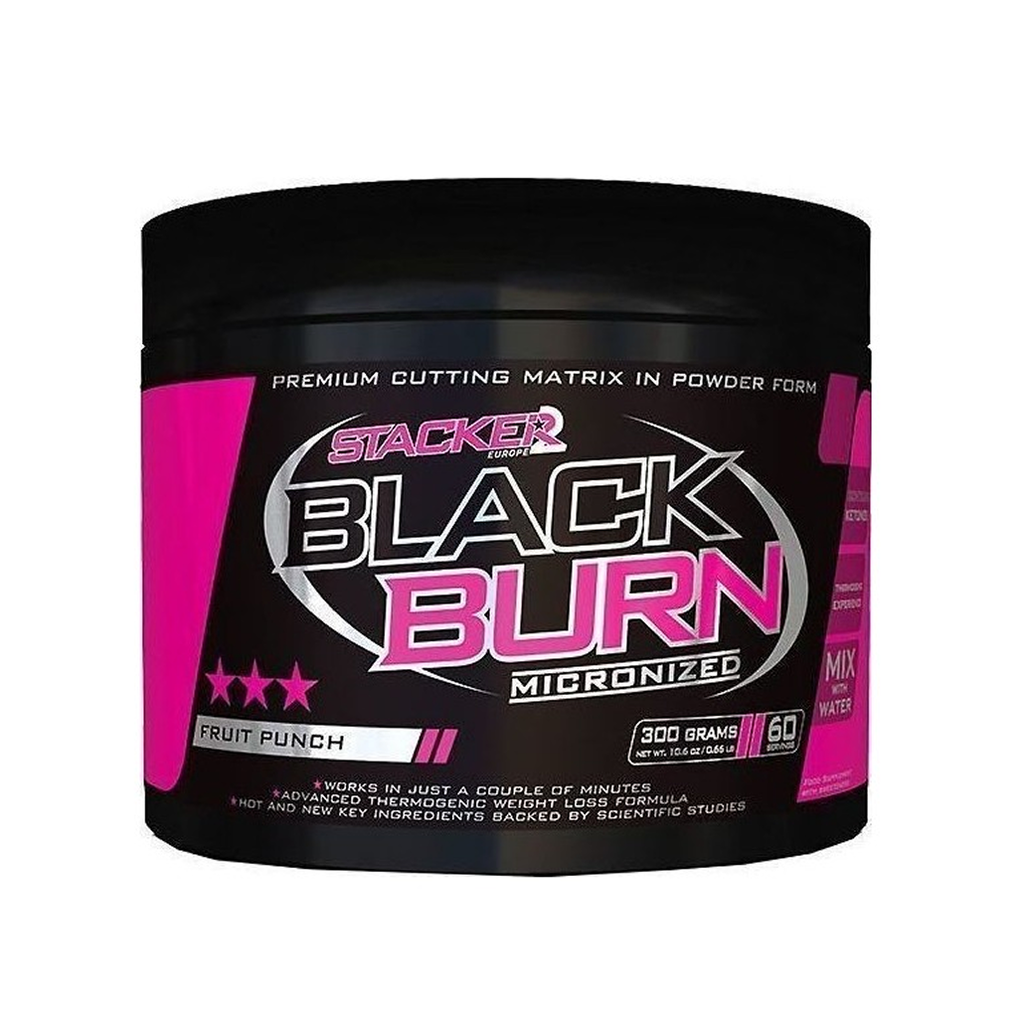 [11543] Stacker 2 Black Burn micronized 300 g - 60 Servings