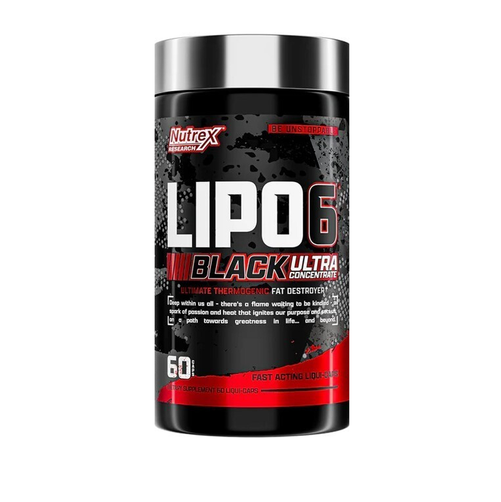 [11695] Nutrex  Lipo 6 Fat Burner Black Ultra Concentrate 60 Caps - 60 Servings
