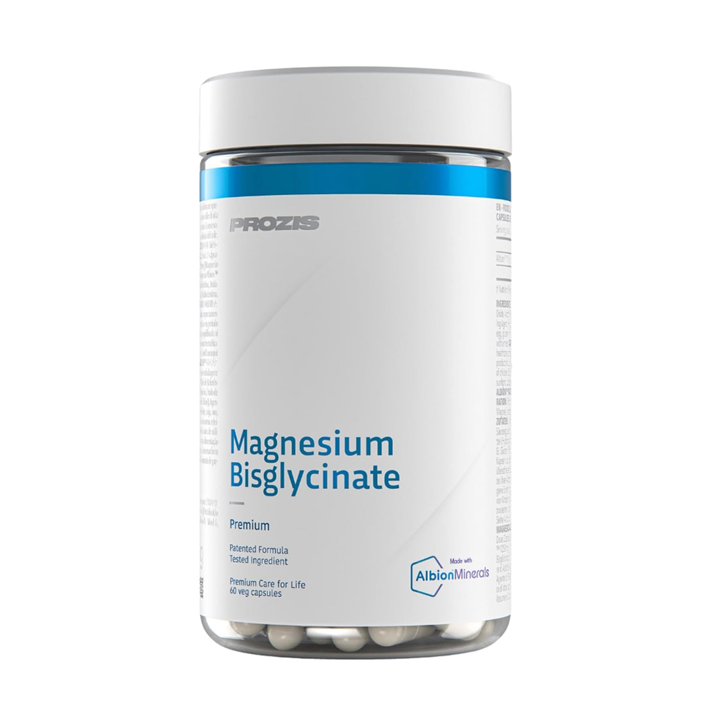 [11735] Prozis Albion® Magnesium Bisglycinate 60 Veg Caps - 30 Servings