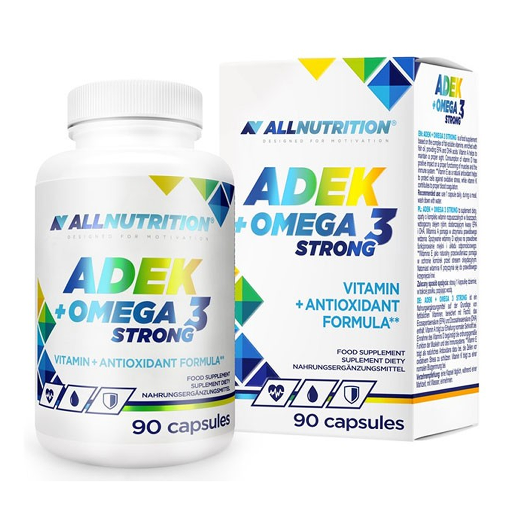 [11782] ALL Nutrition ADEK + OMEGA 3 STRONG 90 Caps - 90 Servings