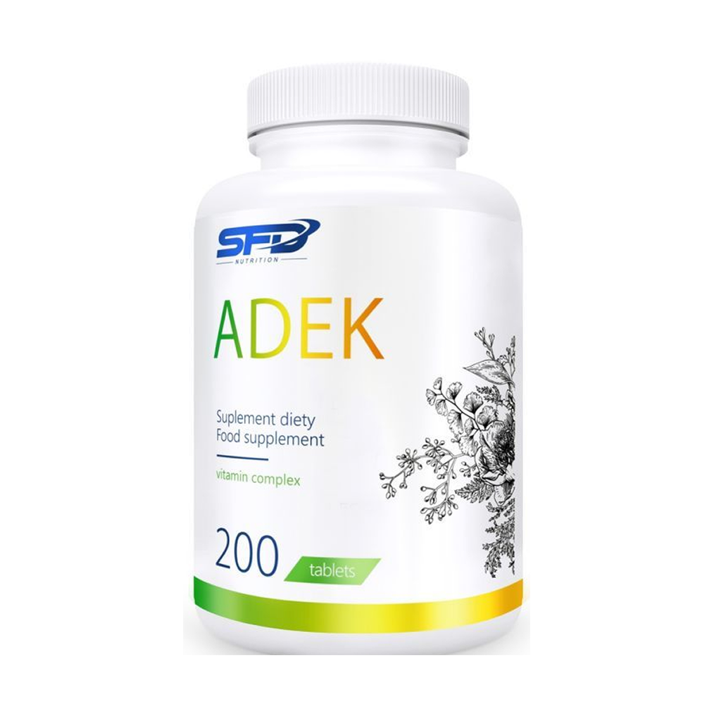 [11821] Sfd Nutrition Vitamin Adek 200 Caps - 200 Servings