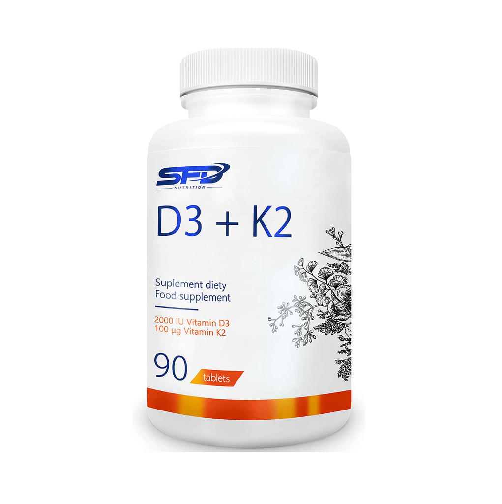 [11827] SFD VITAMIN D3 + K2 90 Tabs - 90 Servings