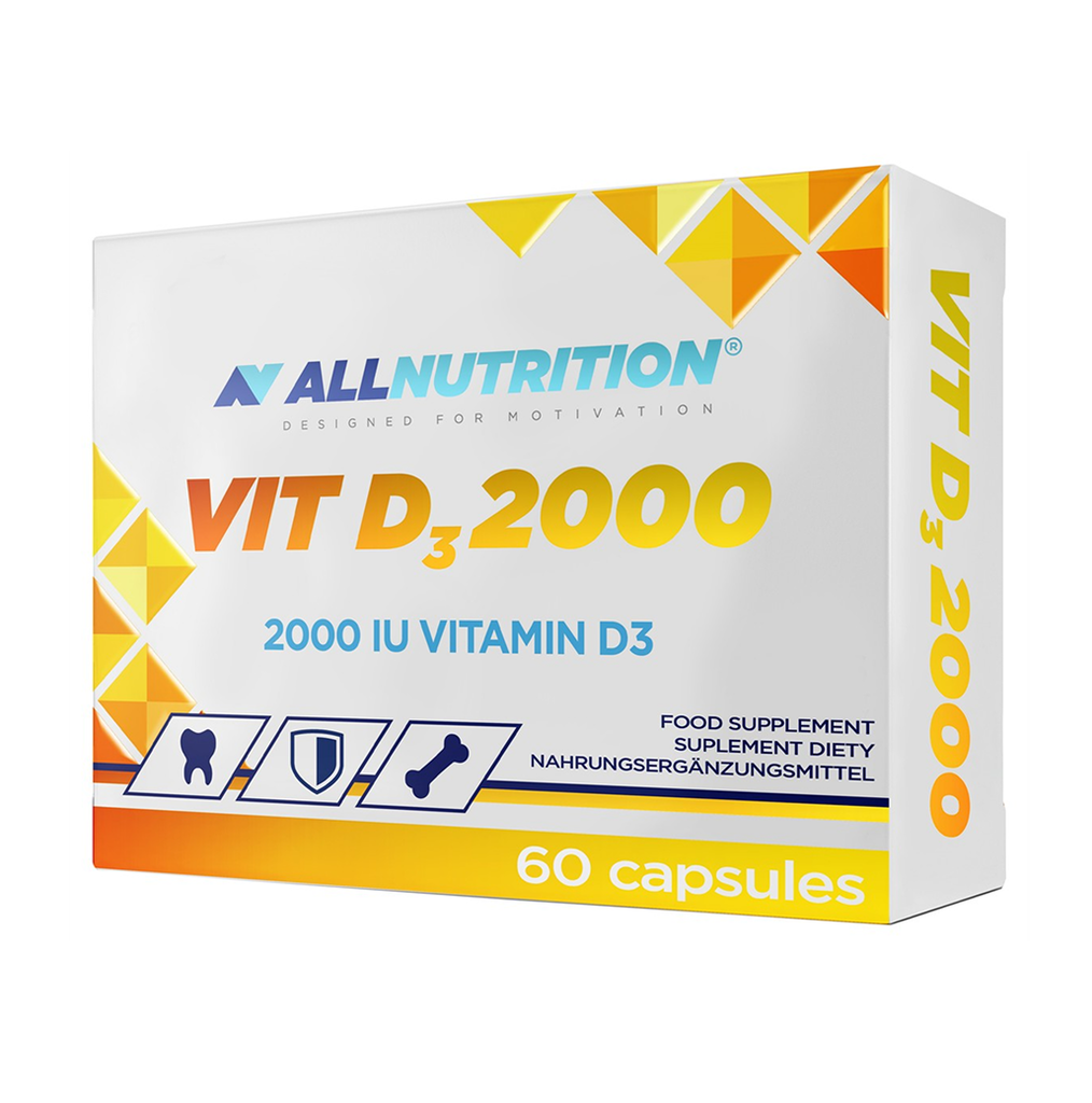 [11848] ALL Nutrition VIT D3 2000 60 Caps - 60 Servings