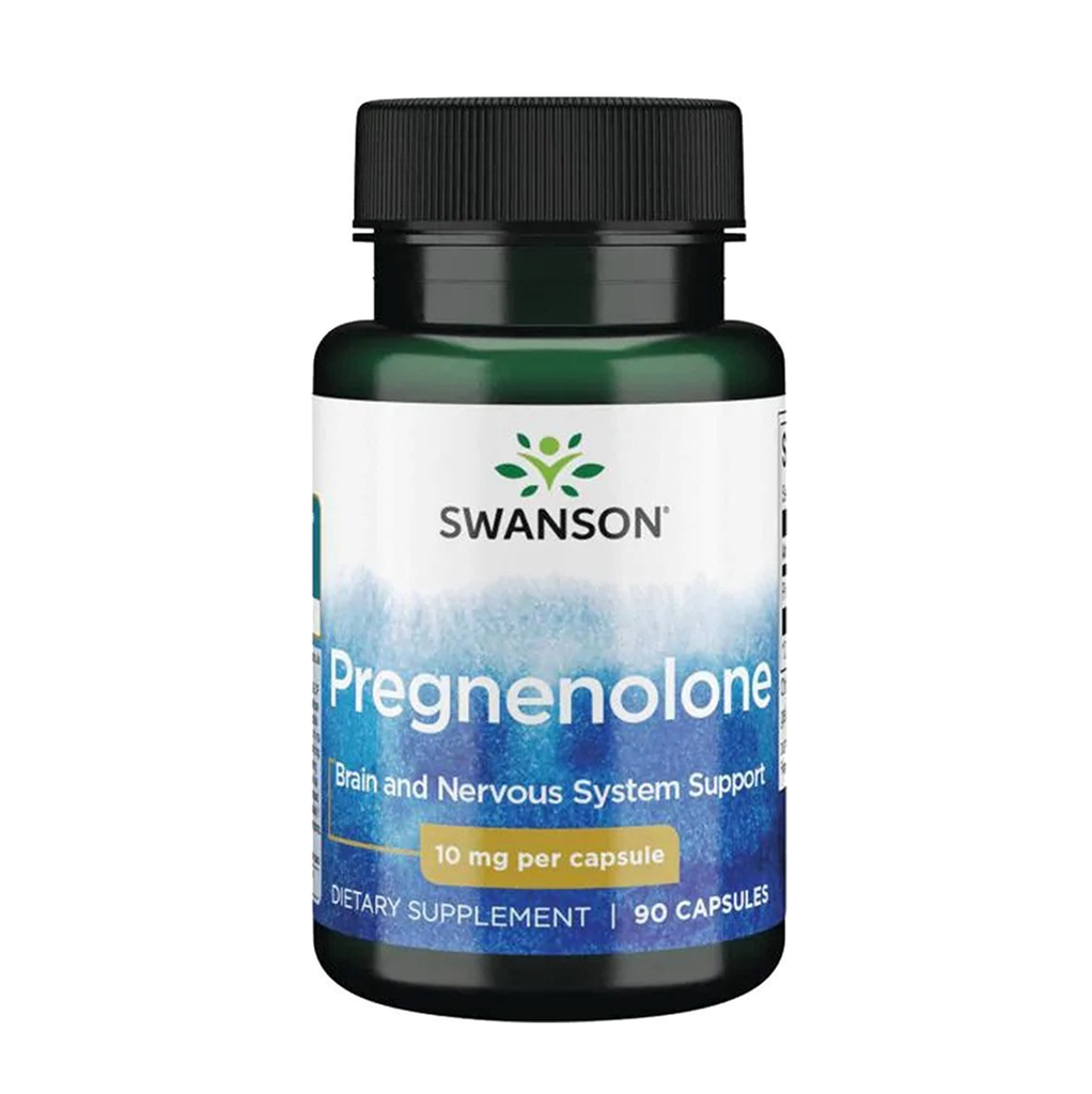 [11924] Swanson Pregnenolone 10 mg 90 Caps - 90 Servings