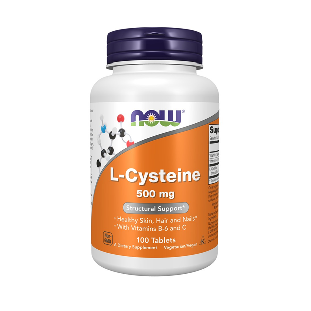 [11942] Now Foods L-Cysteine 500 mg 100 Tabs - 100 Servings
