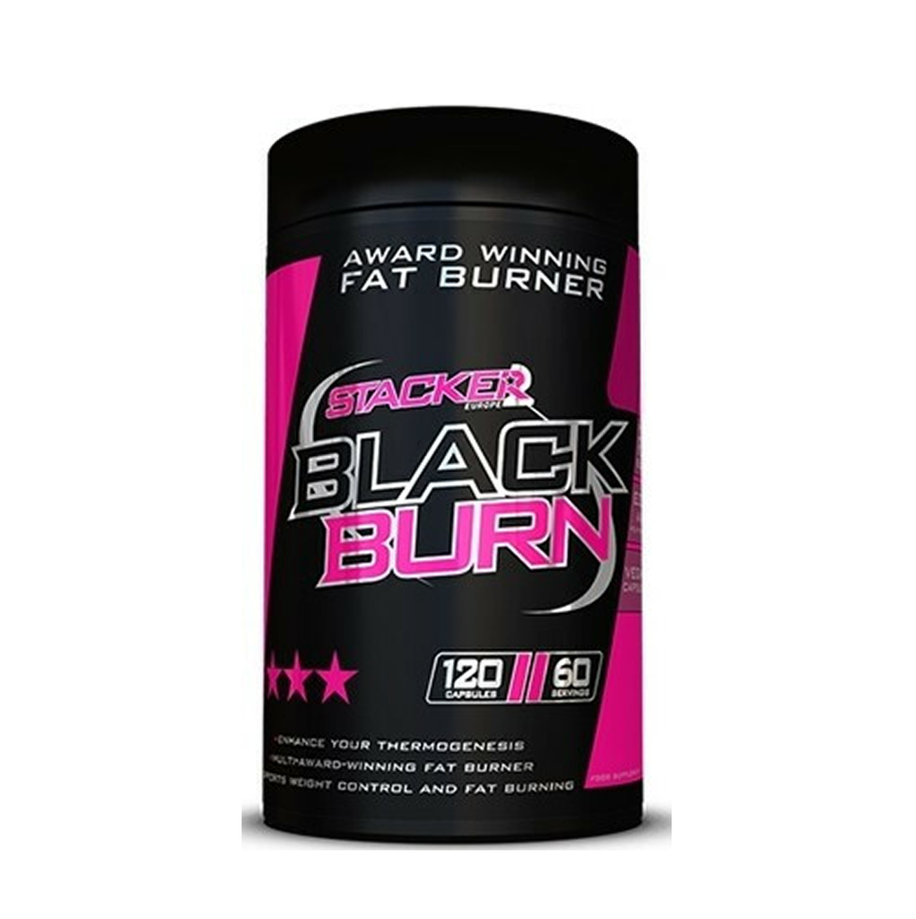 [11961] Stacker2 Fat Burner Black Burn 120 Caps - 60 Servings
