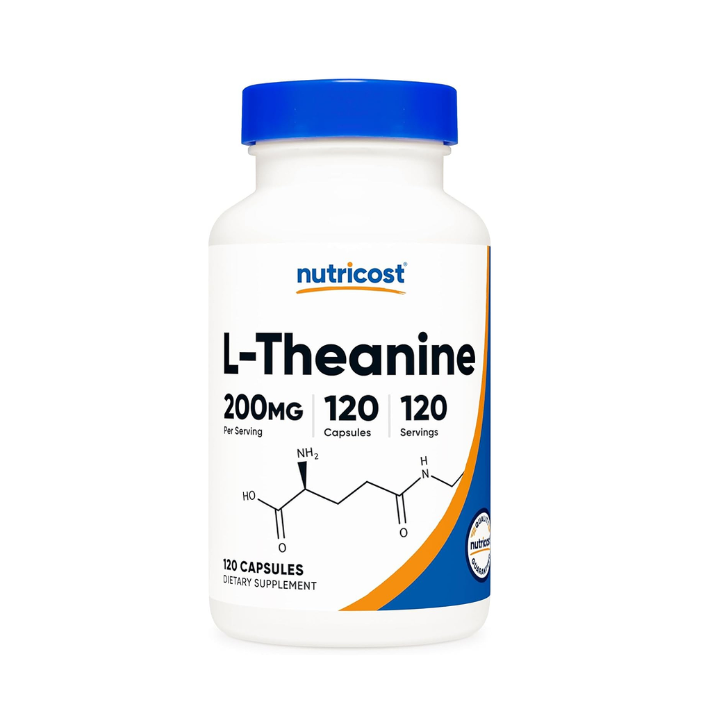 Nutricost L-Theanine 200 mg 120 Caps - 120 Servings