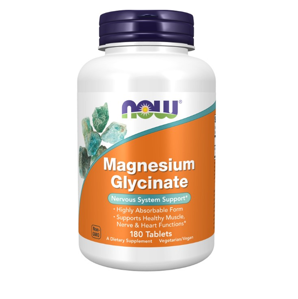 [12287] Now Magnesium Glycinate 180 Tabs - 90 Servings