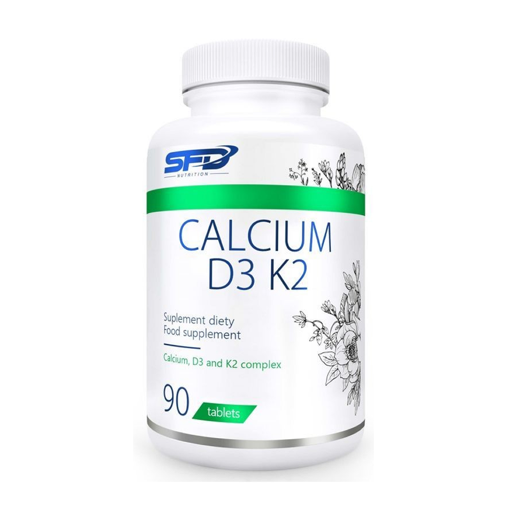 [12332] SFD CALCIUM + D3 + K2 90 Caps - 90 Servings