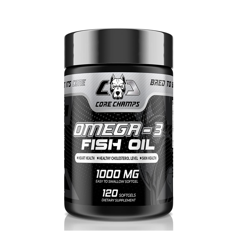 [12477] CORE CHAMPS OMEGA-3 FISH OIL 100  Softgels - 100 Servings