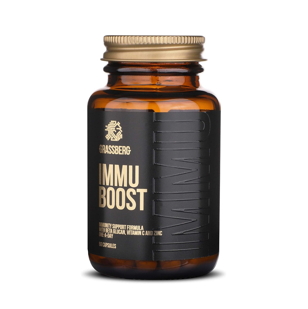 [12498] Grassberg Immu Boost 60 Caps - 60 Servings
