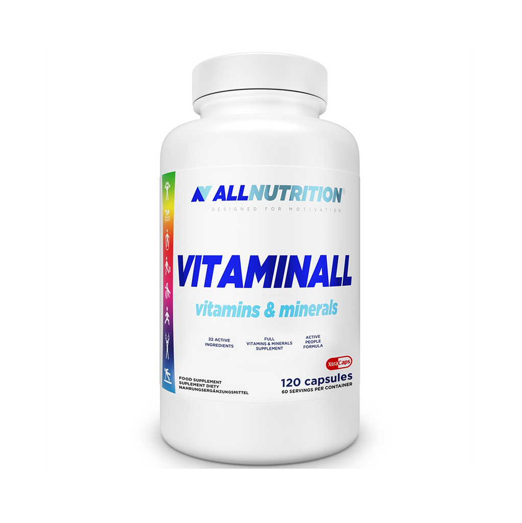 [12545] ALL Nutrition VITAMINALL VITAMINS & MINERALS 120 Caps - 60 Servings