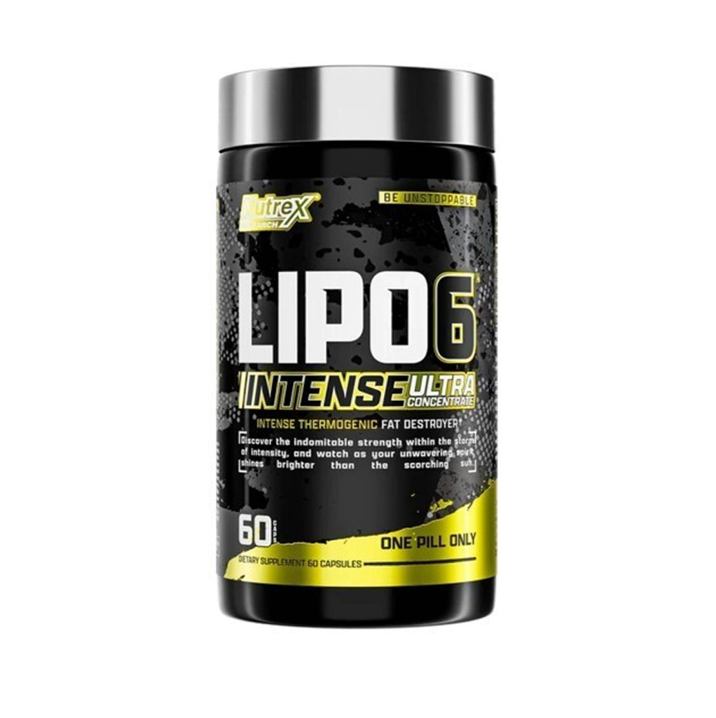 [12645] Nutrex  Lipo-6 Black Intense, Ultra Concentrate, 60 Caps