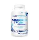 ALL Nutrition MAGNESIUM 5 FORMS + B6 (P-5-P) - 100 Capsules - 100 Servings