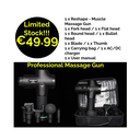 Reshape - Muscle Massage Gun, 6 Heads, 30 Speeds