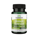 Swanson Shilajit Extract Standardized 400 mg 60 Veggie Capsules - 60 Servings